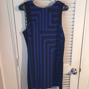 Geometric print dress